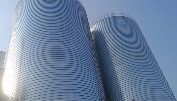 兴文2座混凝土高架卷板仓